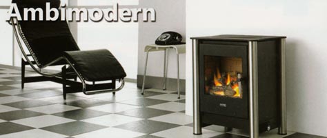 Ambimodern gas fire