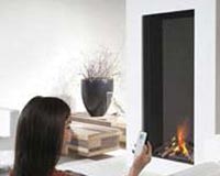 Vertical 200 gas fire
