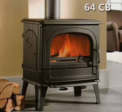 64cb wood-burning stove